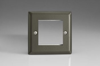 Varilight Classic Graphite DataGrid Plate (2 Grid Space)