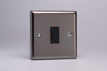Varilight Classic Pewter 13A Unswitched Fused Spur