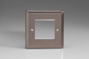 Varilight Classic Pewter DataGrid Plate (2 Grid Space)