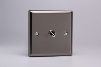 Varilight Classic Pewter 1-Gang 10A 1- or 2-Way Toggle Switch