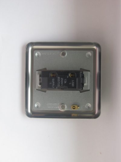 Varilight Classic Matt Chrome 13A Unswitched Fused Spur - Image 2