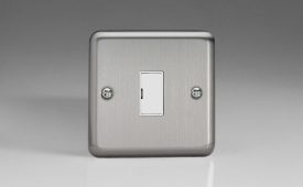 Varilight Classic Matt Chrome 13A Unswitched Fused Spur