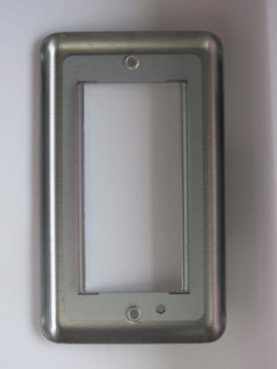 Varilight Classic Matt Chrome DataGrid Twin Plate (4 Grid Spaces) - Image 2