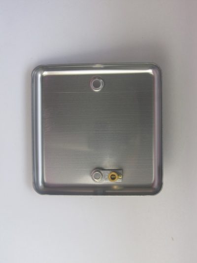 Varilight Classic Matt Chrome Single Blank Plate - Image 2
