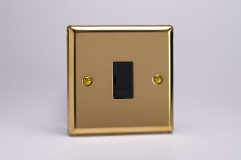 Varilight Classic Victorian Brass 13A Unswitched Fused Spur