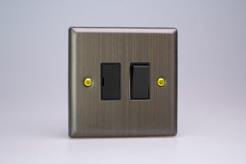 Varilight Urban Antique Brass 13A Switched Fused Spur