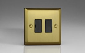 Varilight Urban Brushed Brass 13A Switched Fused Spur
