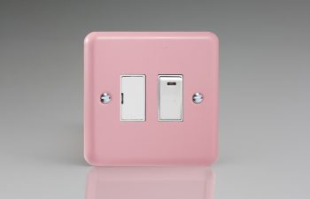 Varilight Lily Rose Pink 13A Switched Fused Spur + Neon