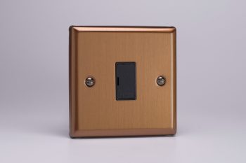 Varilight Urban Brushed Bronze 13A Unswitched Fused Spur