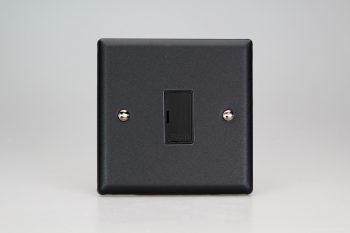 Varilight Urban Matt Black 13A Unswitched Fused Spur