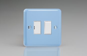 Varilight Lily Duck Blue Egg 13A Switched Fused Spur