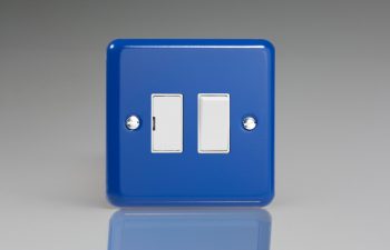 Varilight Lily Reflex Blue 13A Switched Fused Spur