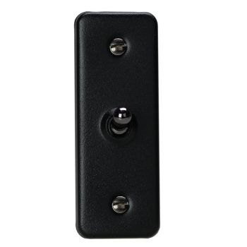 Varilight Urban Matt Black 1-Gang 10A 1- or 2-Way Toggle Architrave Switch