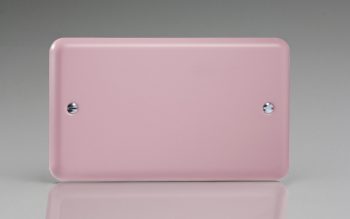 Varilight Lily Rose Pink Double Blank Plate
