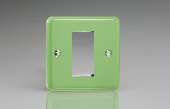 Varilight Lily Pastel Beryl Green DataGrid Plate (1 Grid Space)