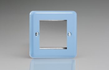 Varilight Lily Pastel Duck Egg Blue DataGrid Plate (2 Grid Spaces)