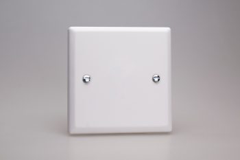Varilight Classic Chalk White Single Blank Plate