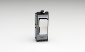 Varilight Polished Chrome 10A 2-Way & Off Retractive Switch Module