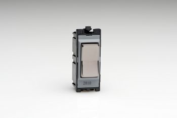 Varilight Iridium Black 10A 2-Way & Off Retractive Switch Module