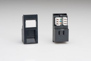 Varilight Black RJ11 Module (1 DataGrid Space) Module