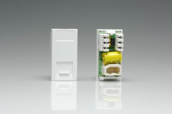 Varilight White Telephone Master Socket (1 DataGrid Space) Module