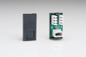Varilight Black Telephone Secondary (Extension) Socket (1 DataGrid Space)
