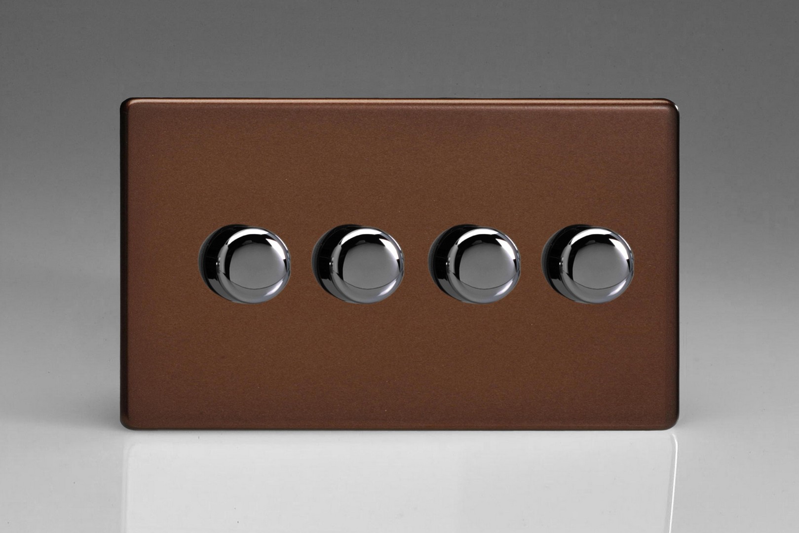 Flat Plate Screwless Mocha 4 Off Rotary
