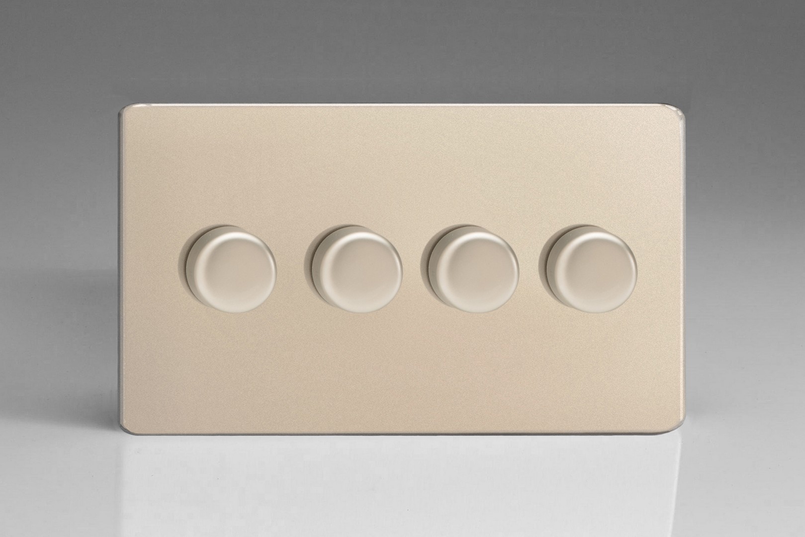 Flat Plate Screwless Satin Chrome 4 Off