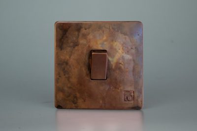 Varilight Flat Plate Screwless CU29 Raw Copper DataGrid Plate (2 Grid Spaces) - Image 2
